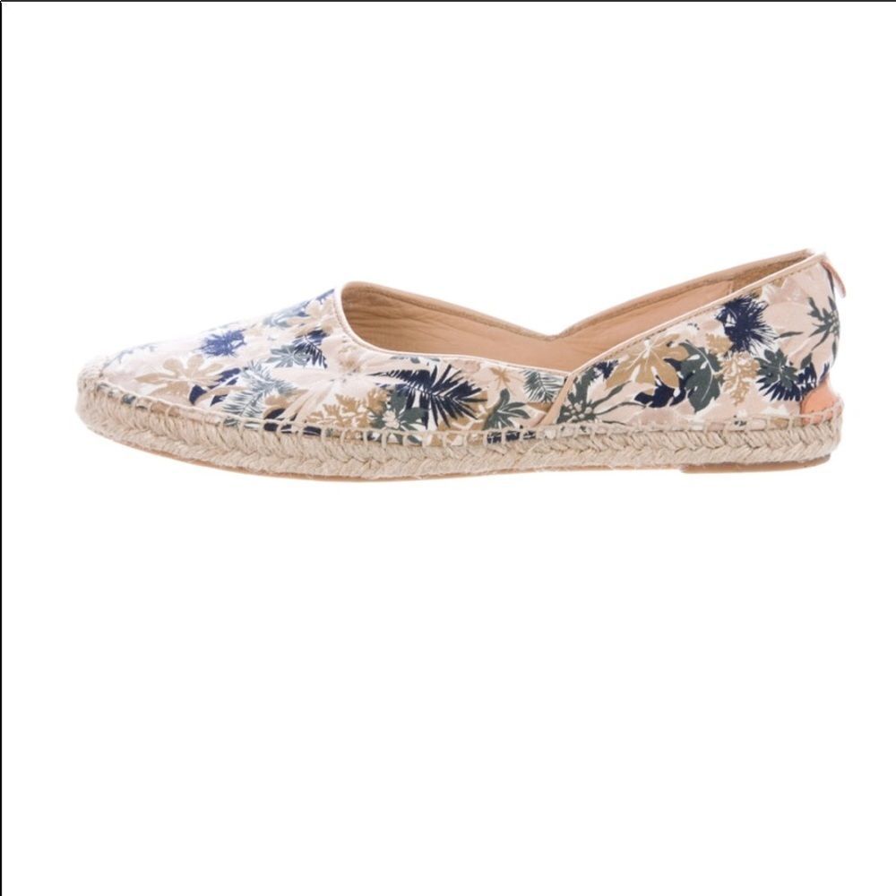 Rag & Bone Flower Printed Espadrilles Flats